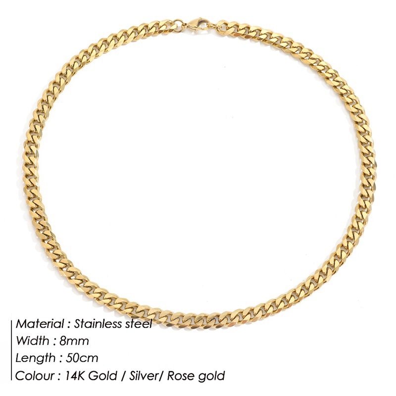 Chunky Boyfriend Necklace Gold