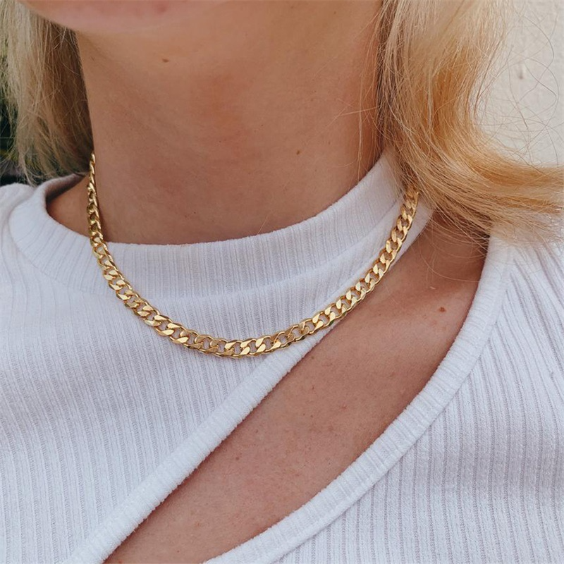 Chunky Boyfriend Necklace Gold