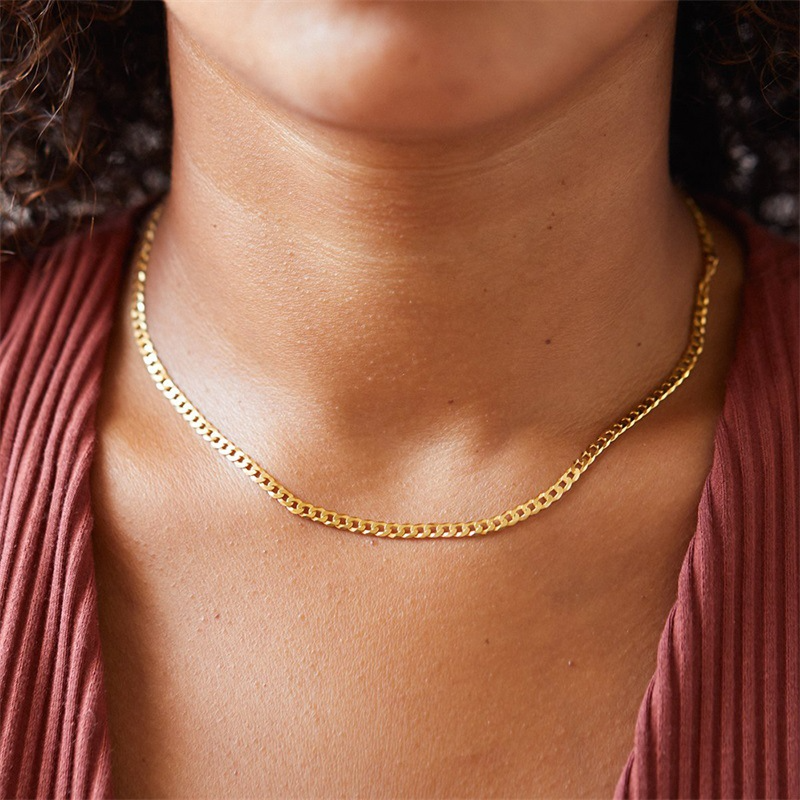Chunky Boyfriend Necklace Gold