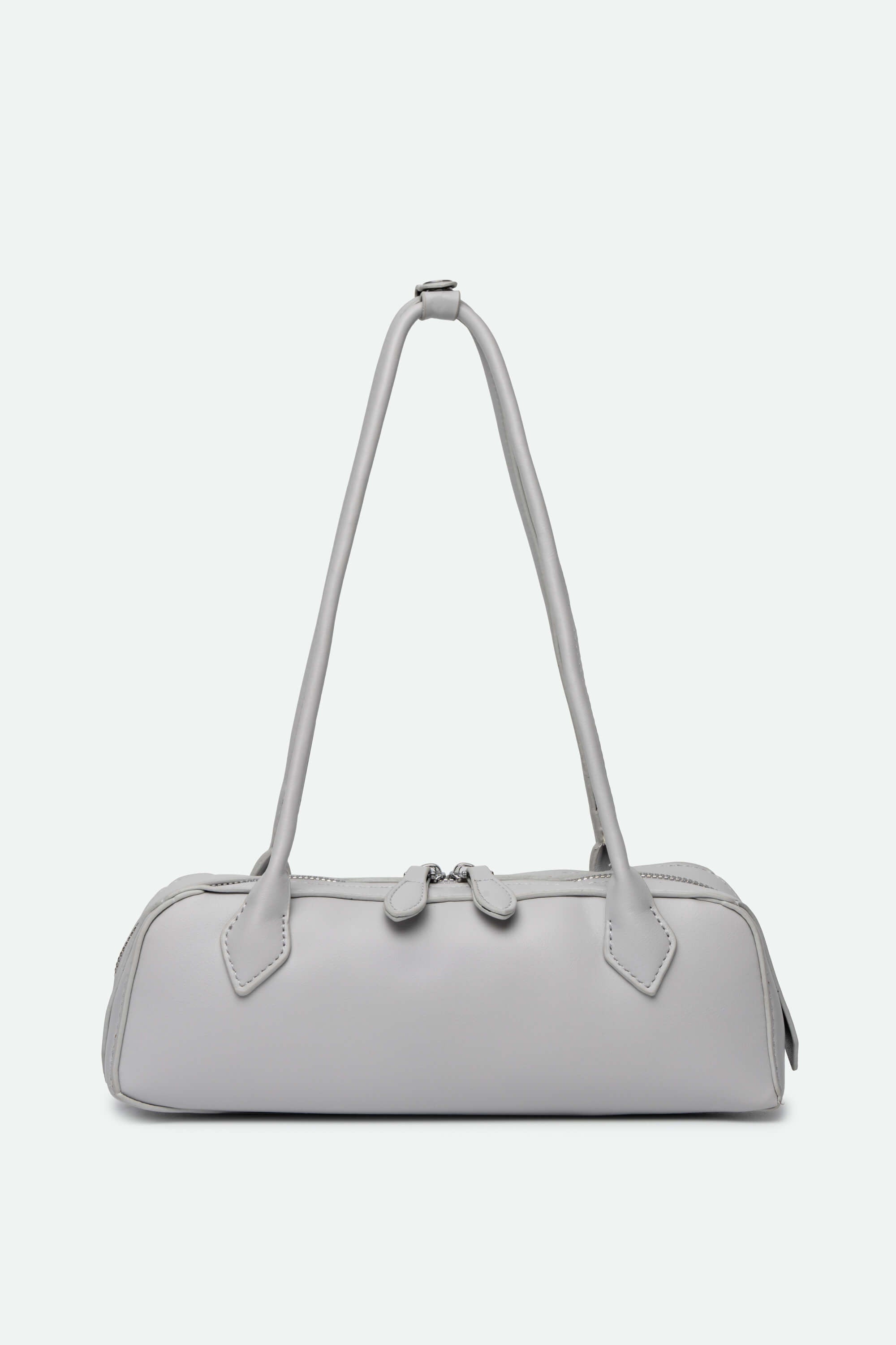 Medium Shoulder Bag (Alaïa Le Teckel) Gray