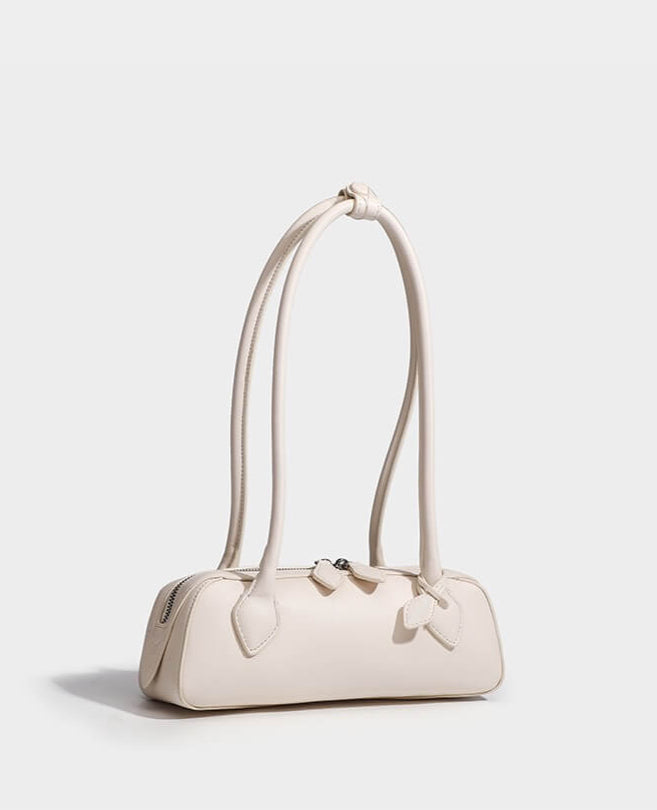 Medium Shoulder Bag Alaïa Le Teckel White