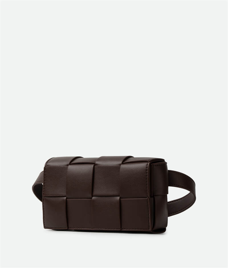 Mini Cassette Cross-Body Bag Brown