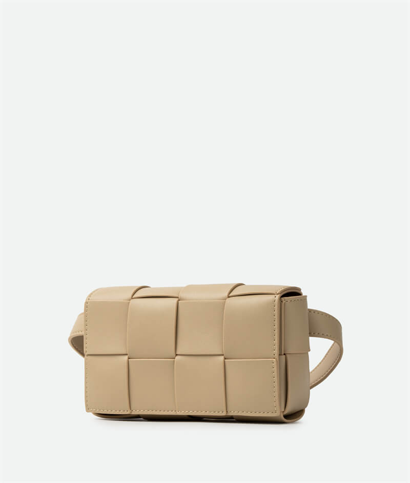 Mini Cassette Cross-Body Bag Beige