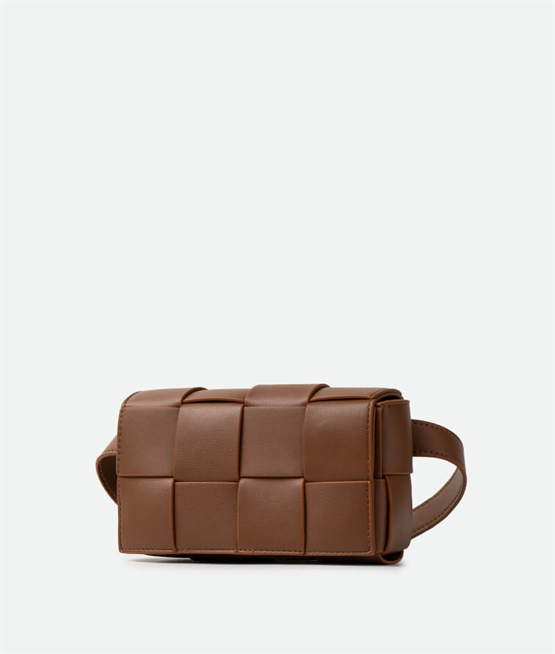 Mini Cassette Cross-Body Bag Light Brown