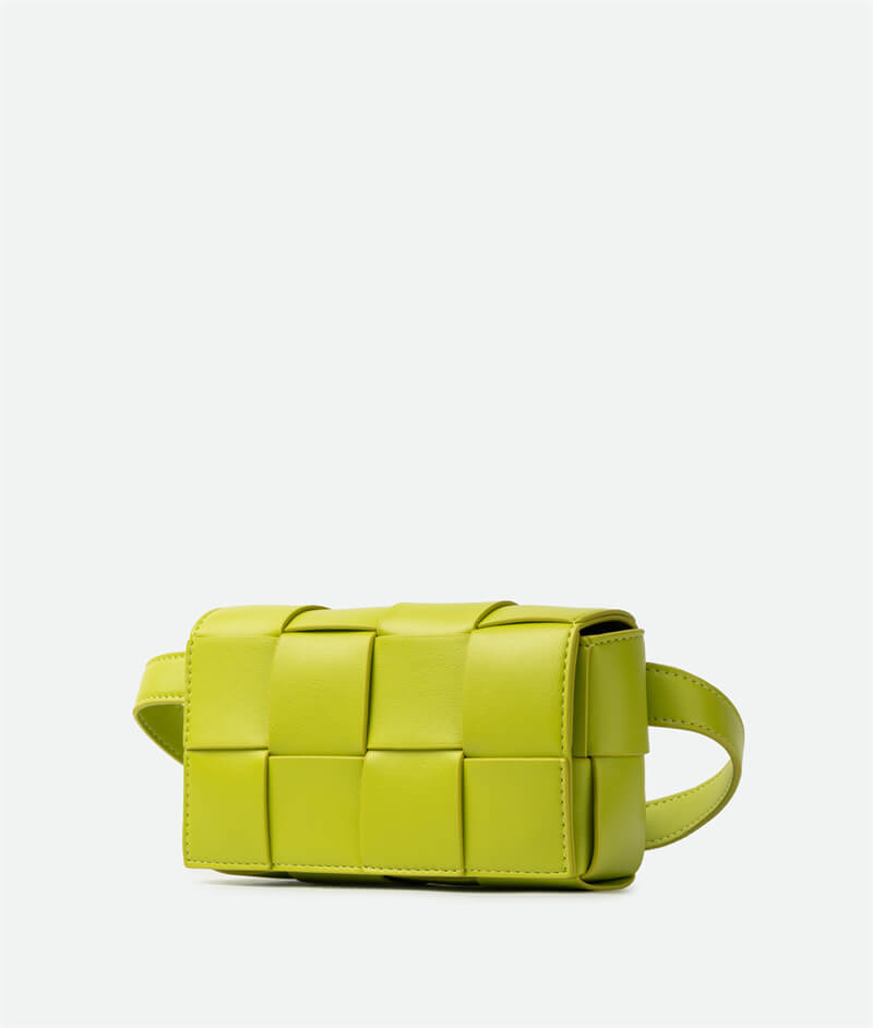 Mini Cassette Cross-Body Bag Lime Green