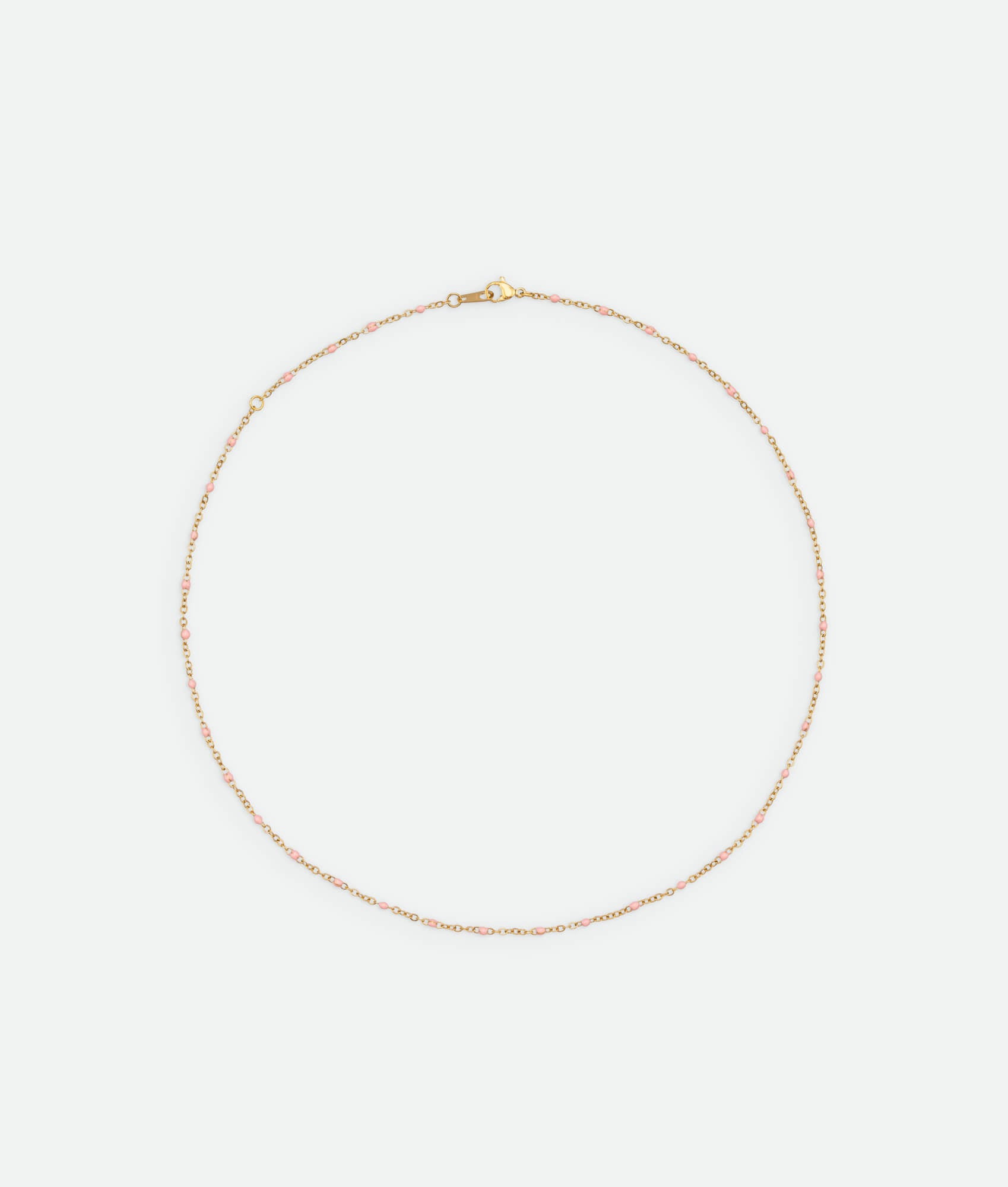Pink Beaded Choker