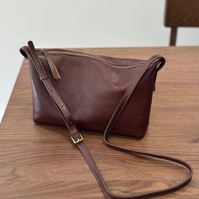 Valentina Seta crossbody bag in Coffee