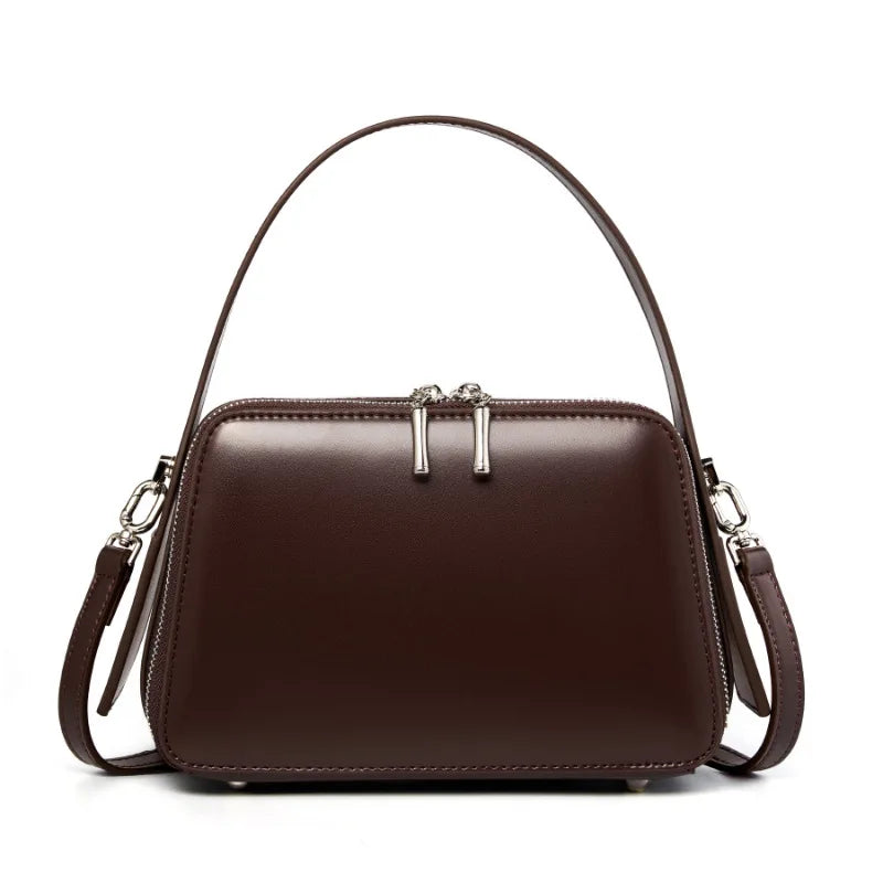 Valentina Luce shoulder bag in Coffee
