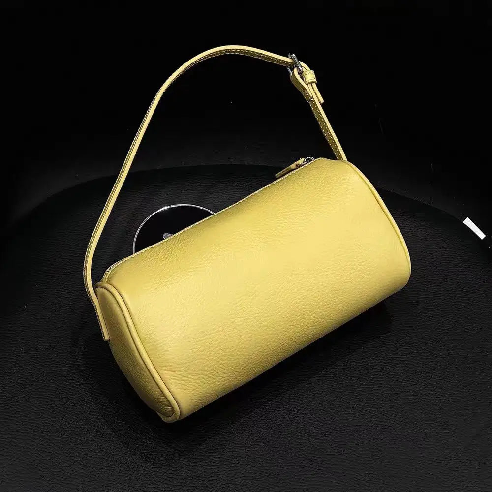 Valentina Roma bowling bag in Lemon