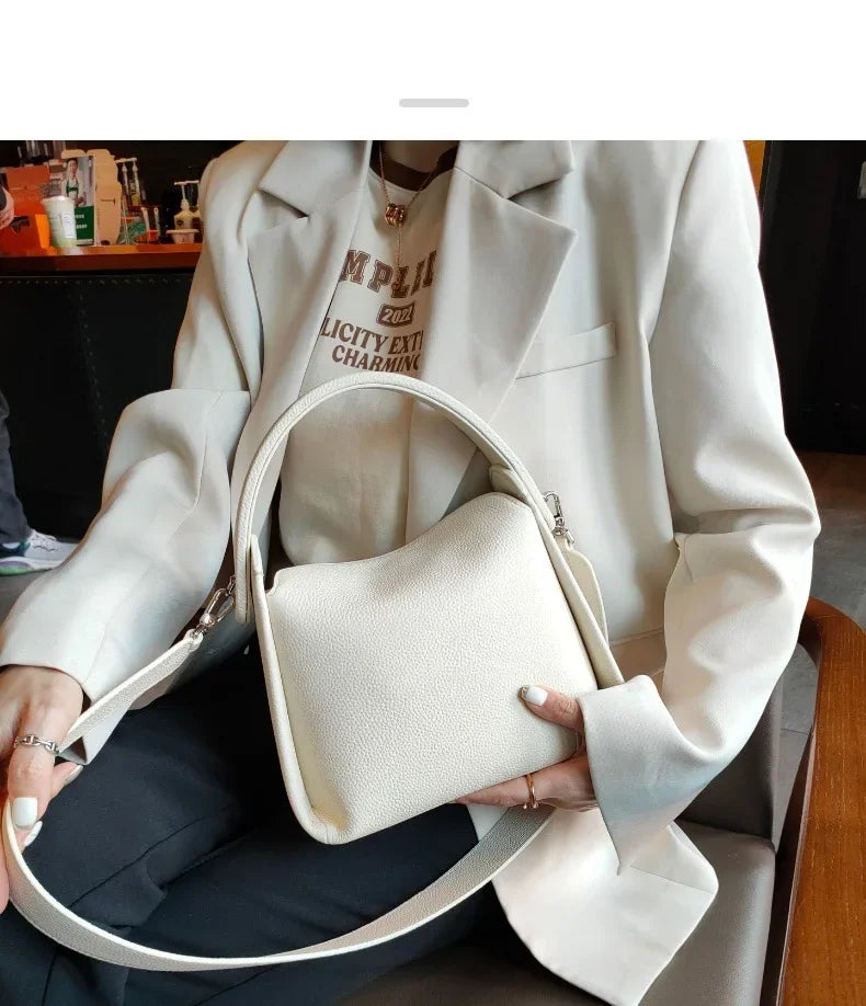 Valentina Quarzo tote in Ivory