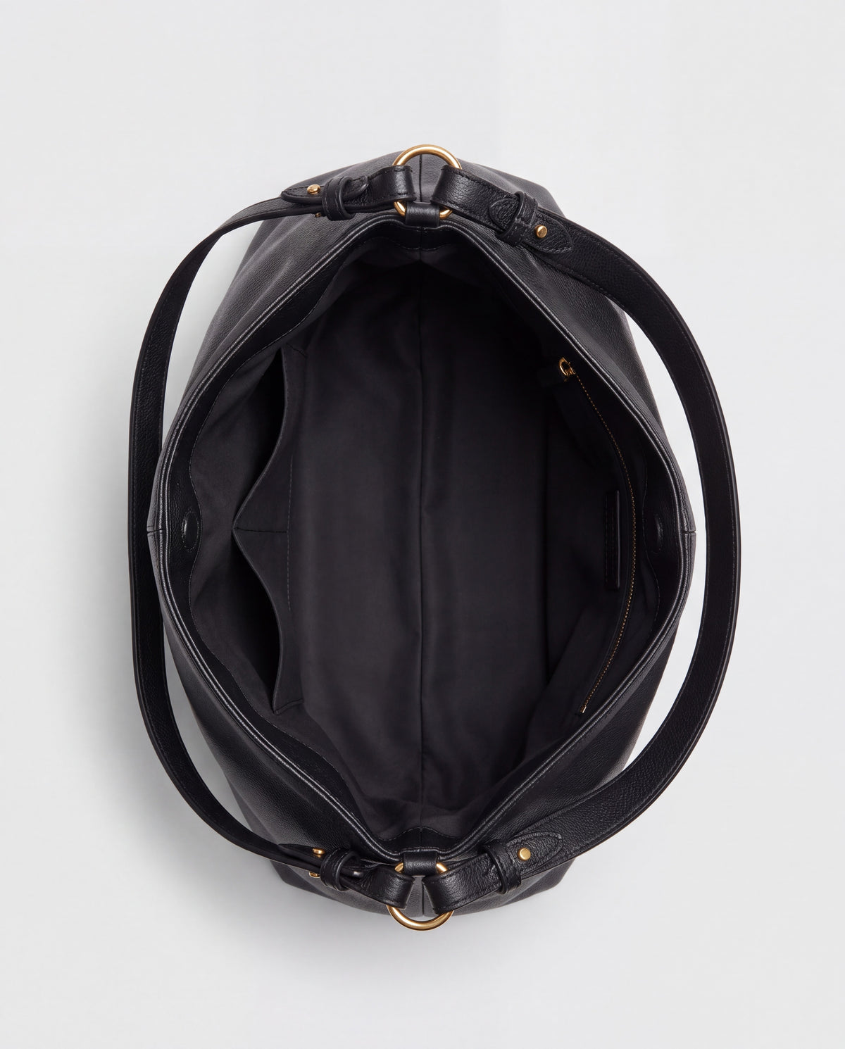 Assisi bag in Black – interior view