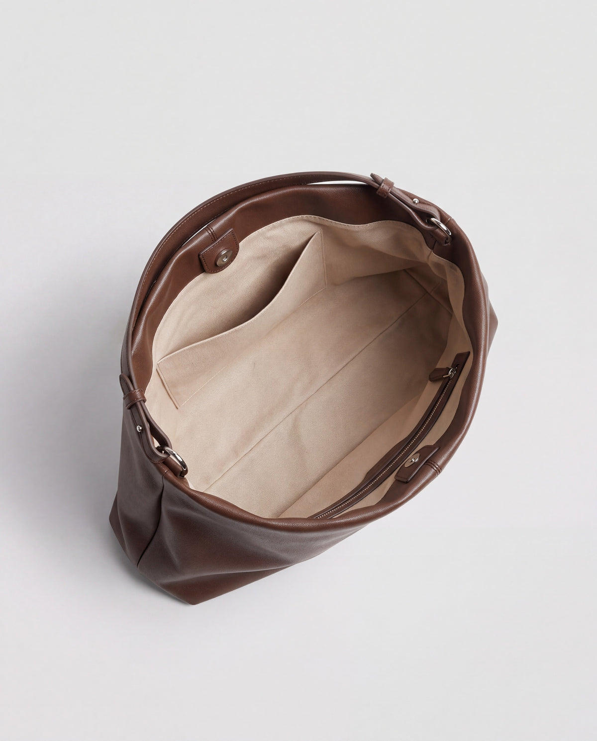 Assisi bag in Brown – interior view
