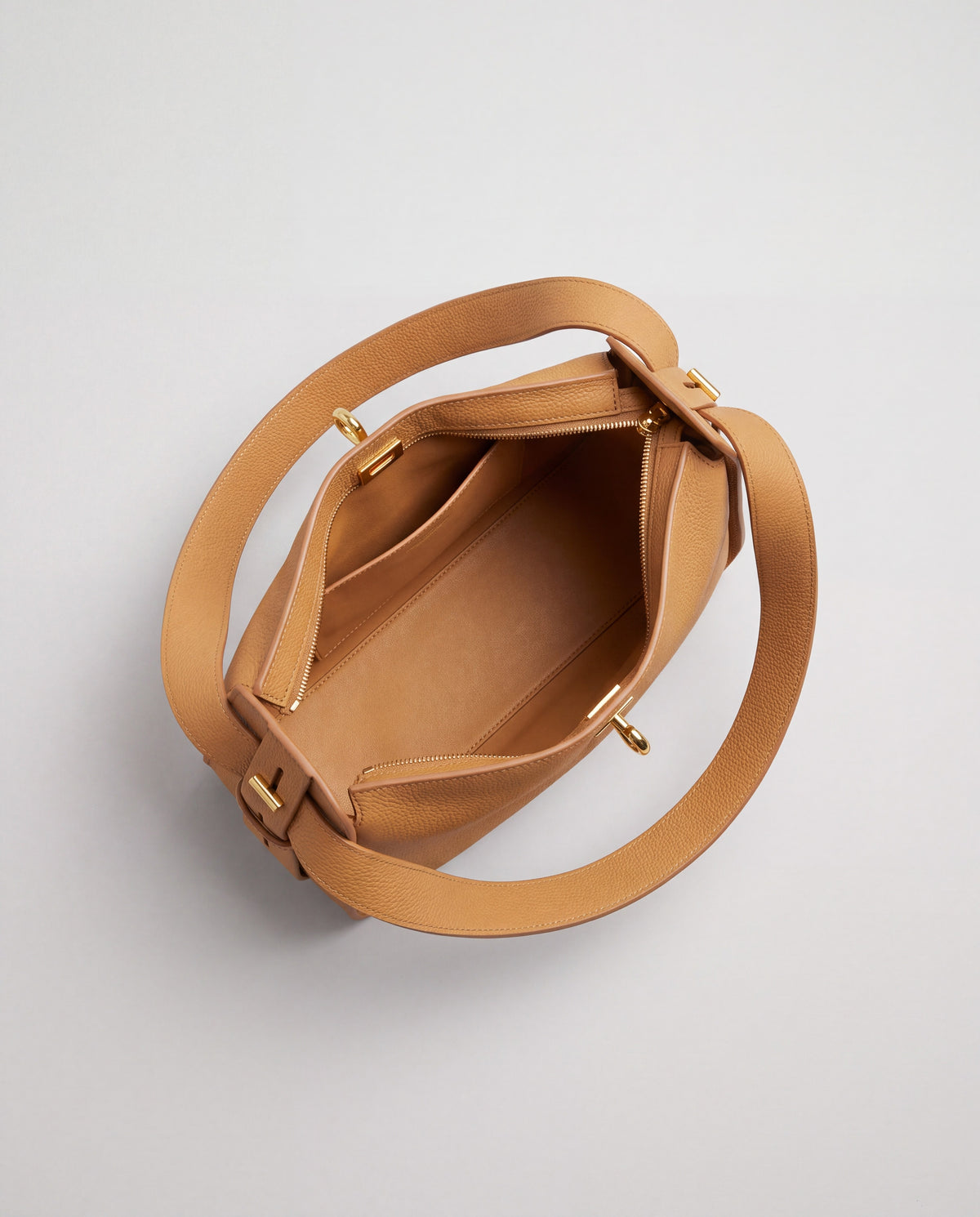 Asti bag in Camel – interior view