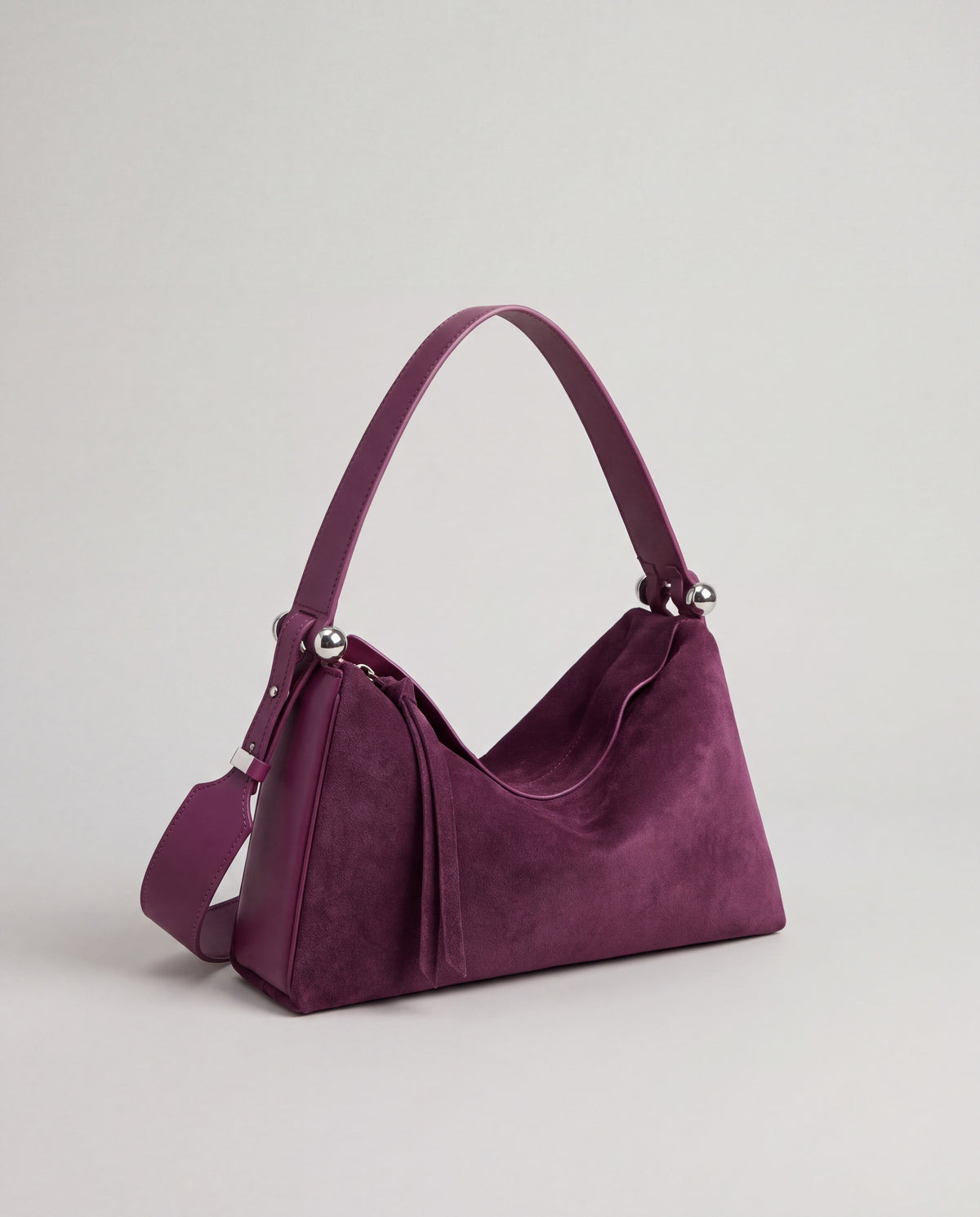 Asti bag in Purple – three-quarter view