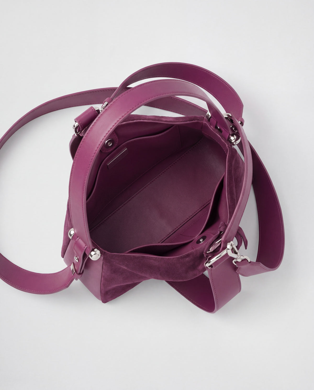 Asti bag in Purple – interior view
