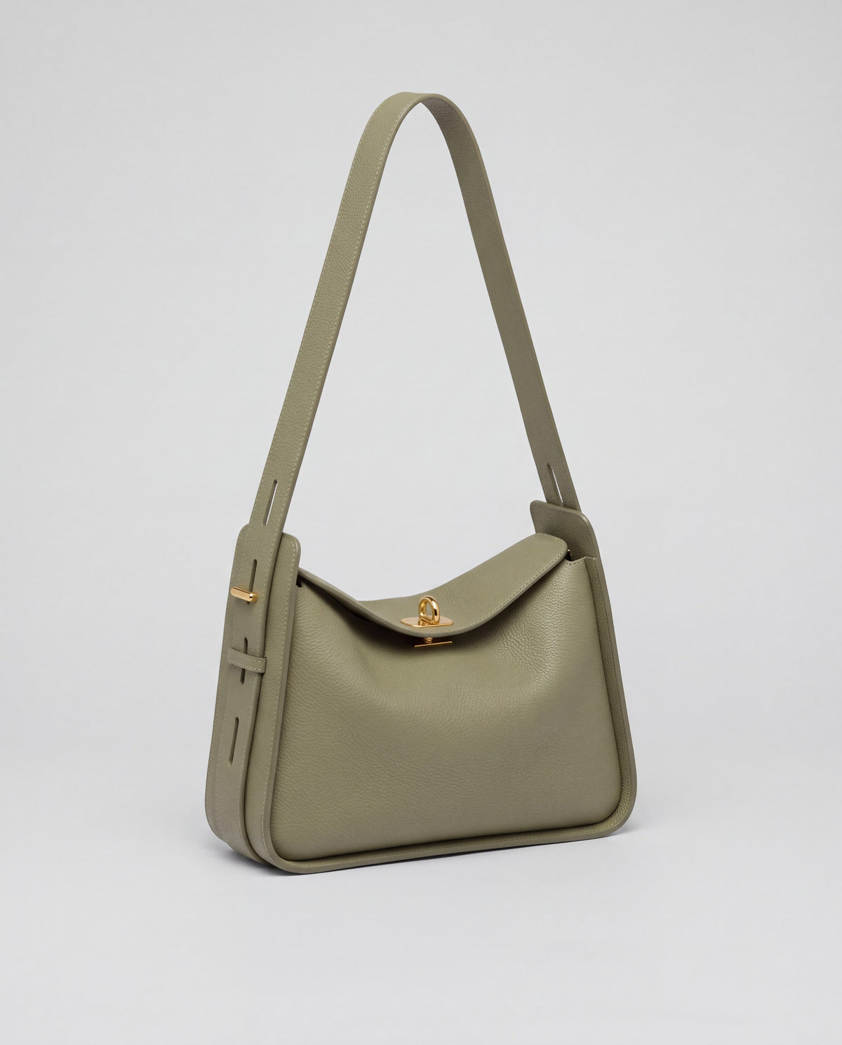 Asti bag in Sage – three-quarter view