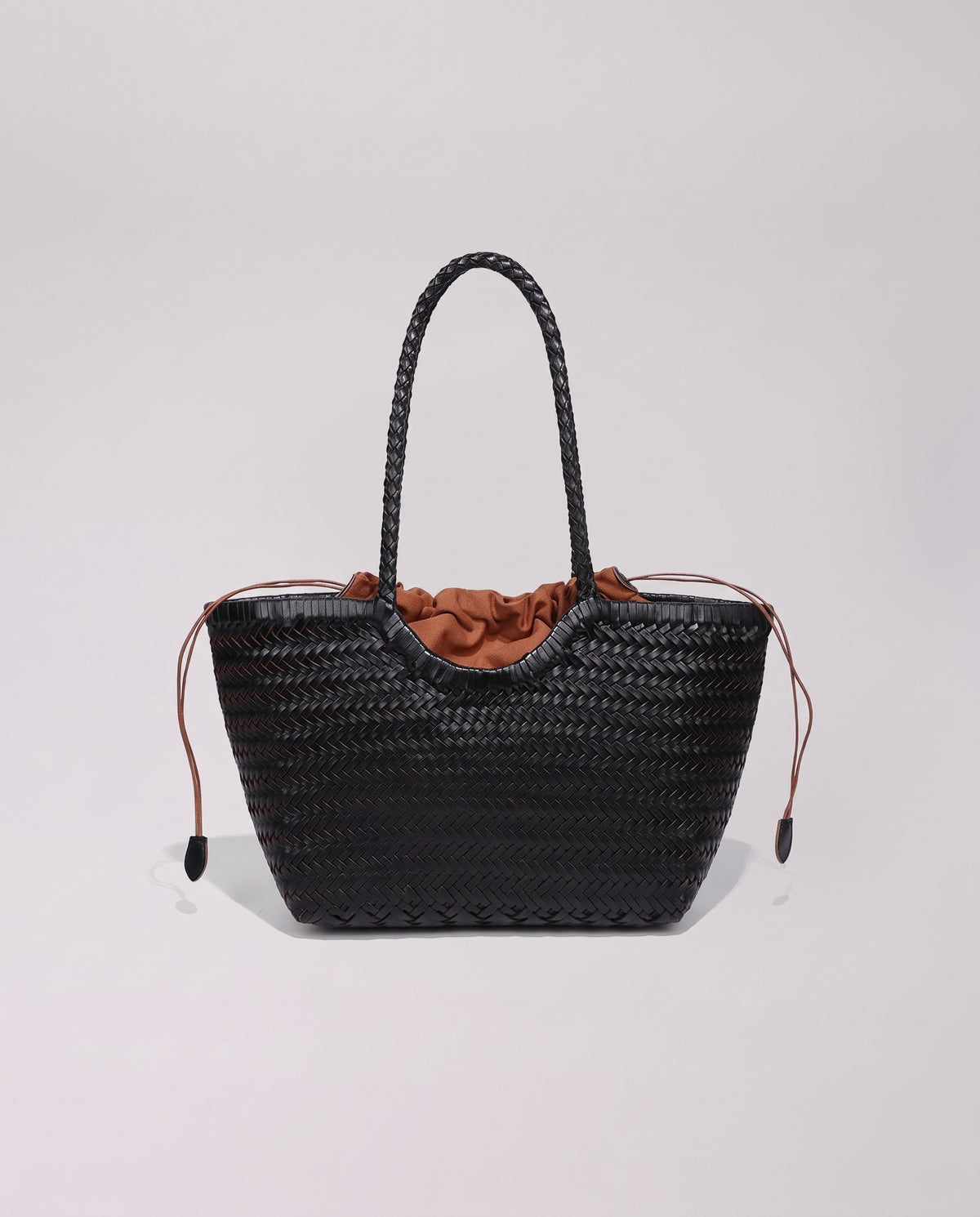 Inside the Valentina Bosa bag in Black