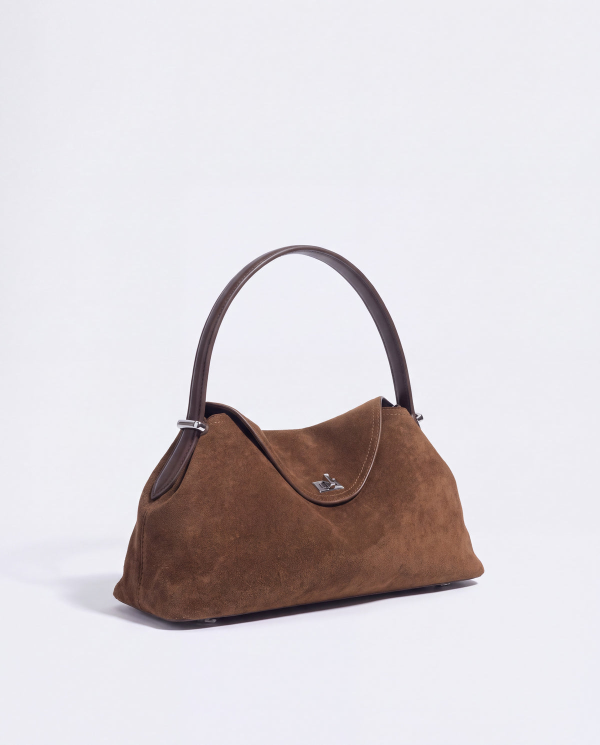 Bowler bag in Brown – three-quarter view