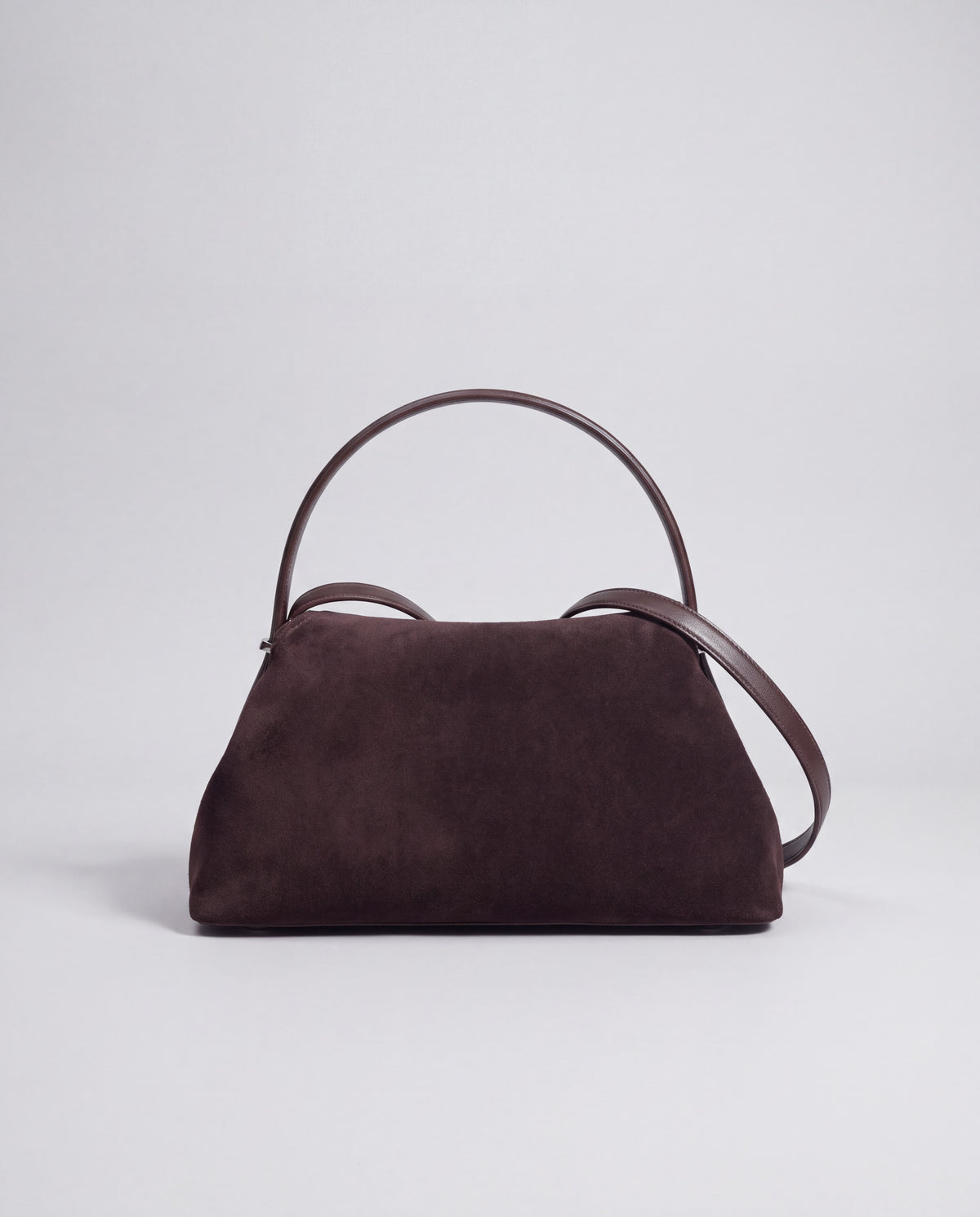 Bowler bag in Espresso – back view