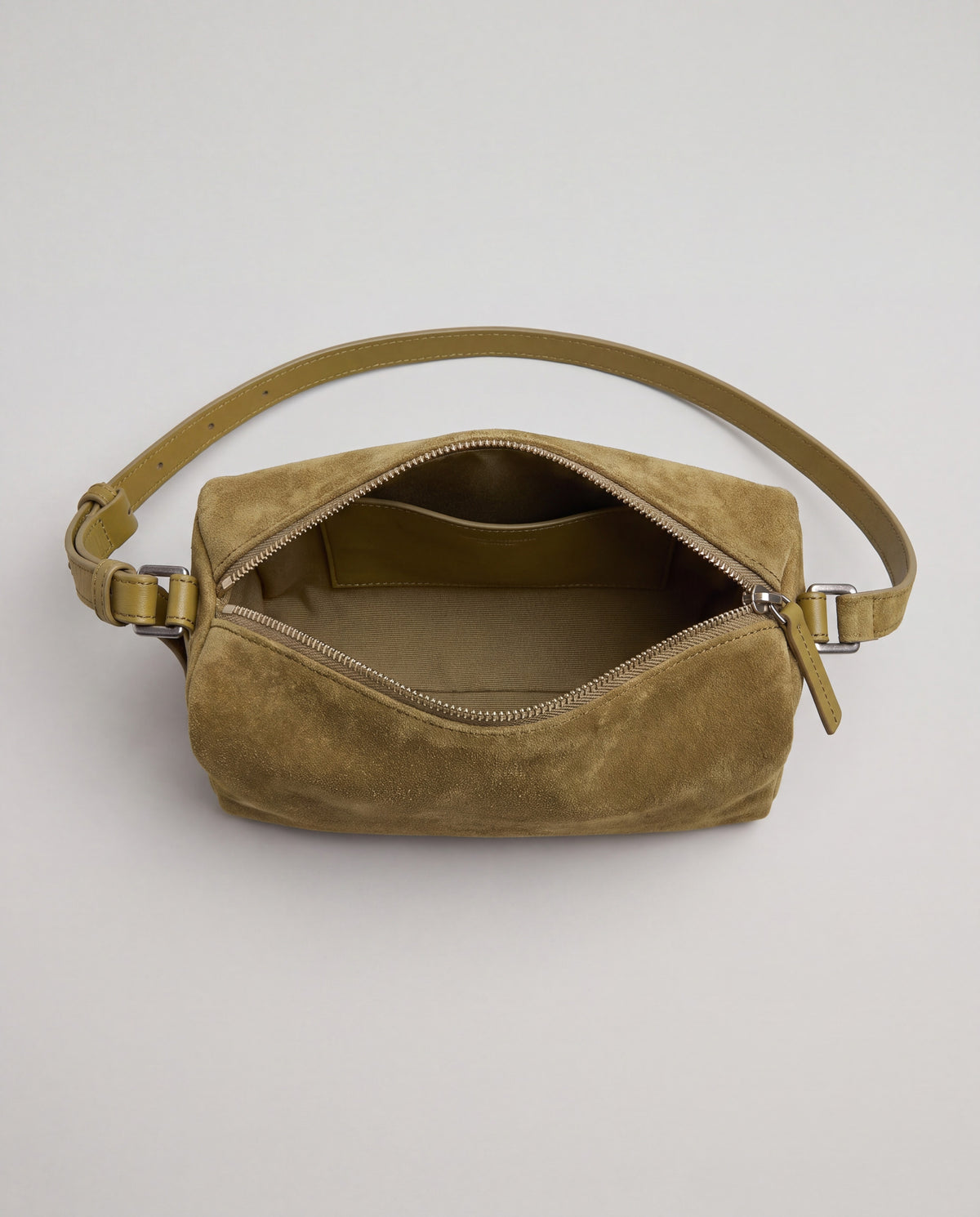 Brera bag in Olive – interior view