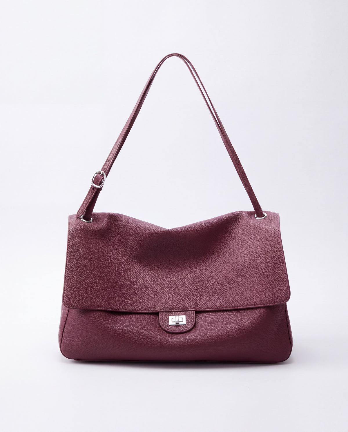 Brio Large bag in Burgundy – front view