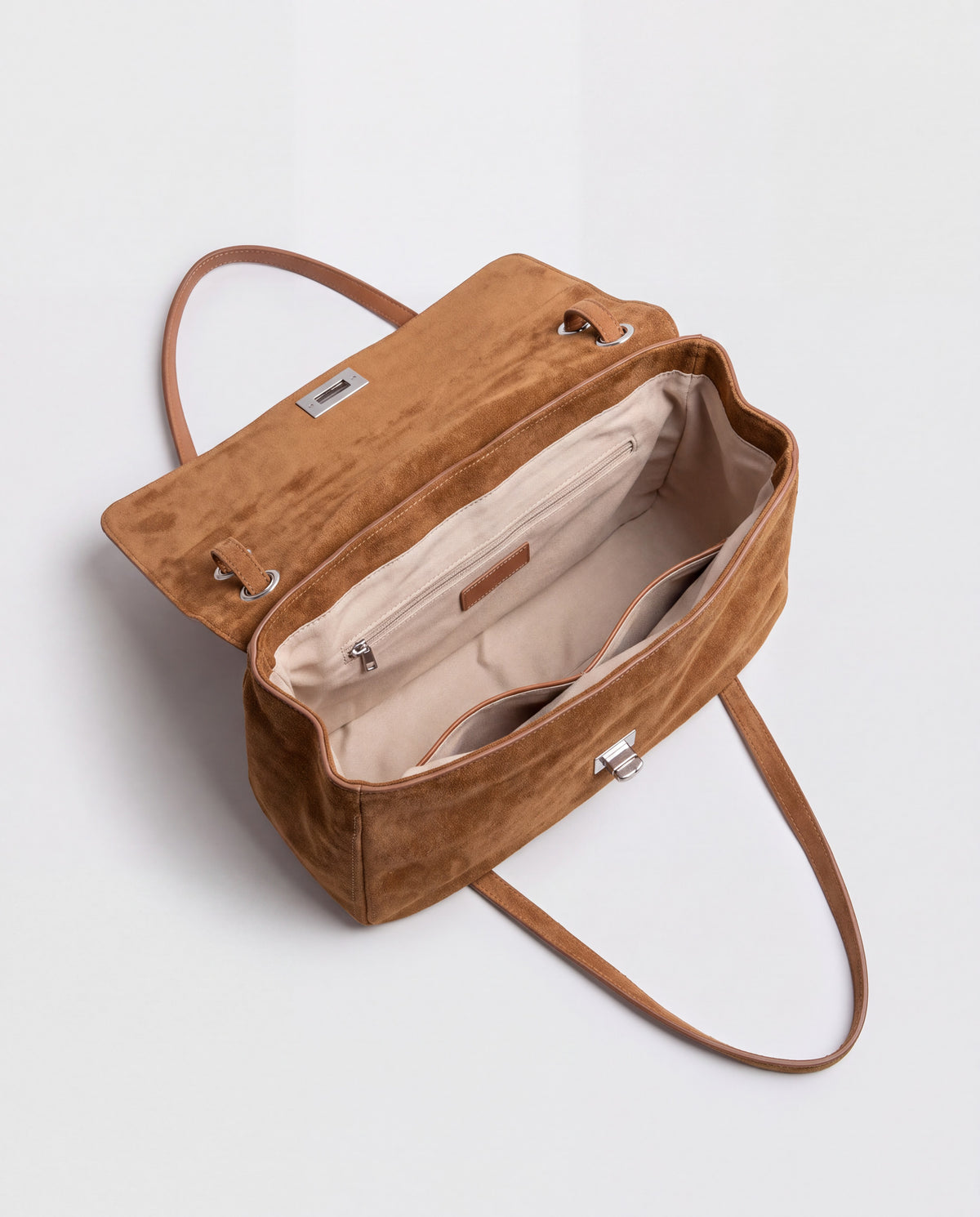 Brio Small bag in Caramel – interior view