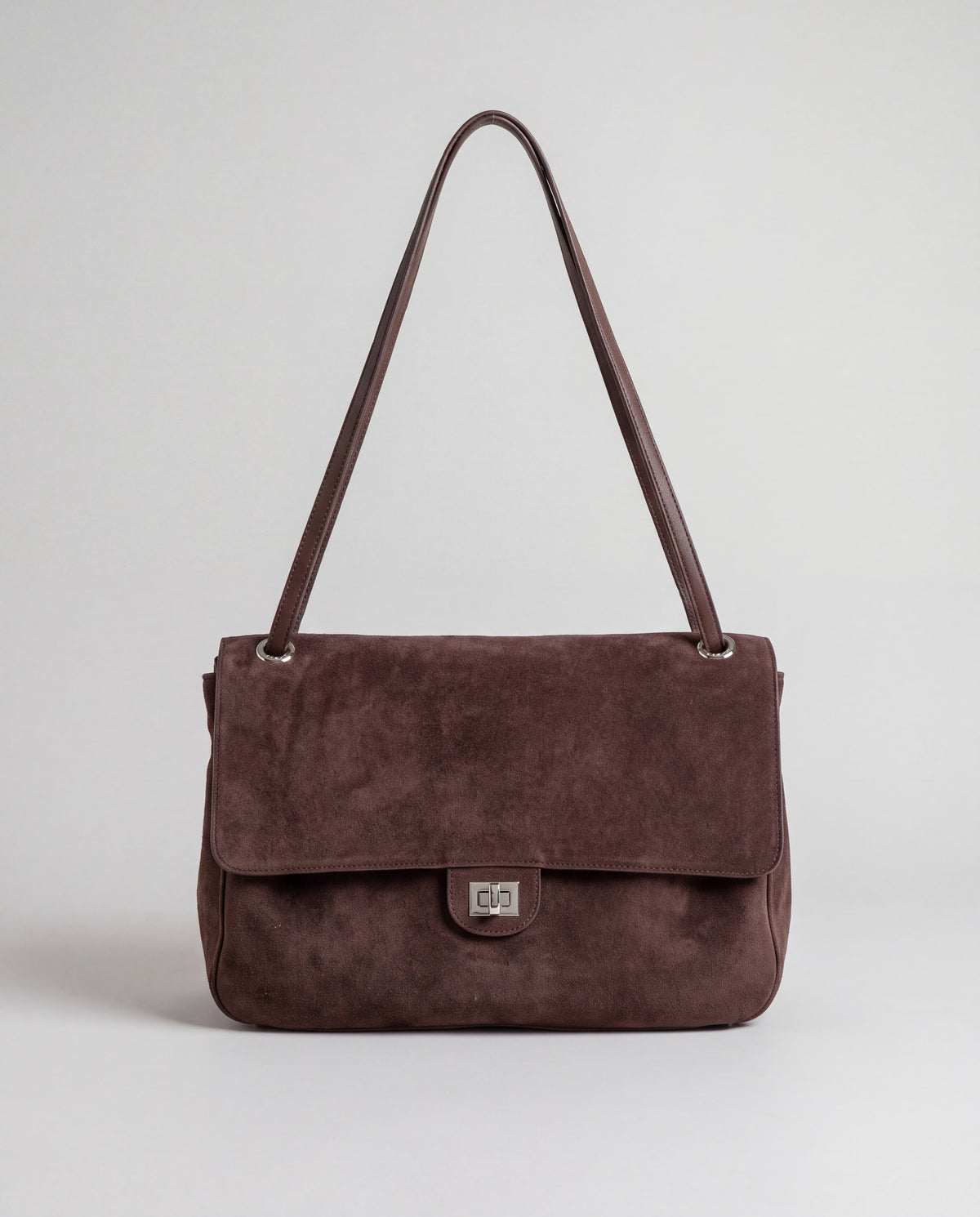Brio Small bag in Chocolate – front view