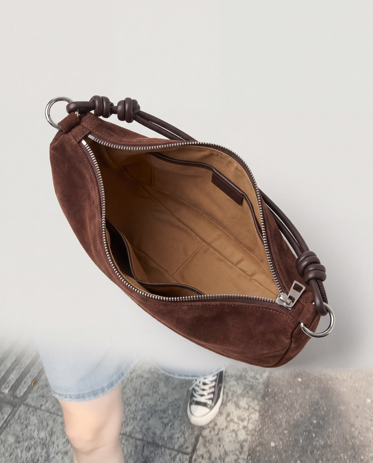 Bruma bag in Brown – interior view