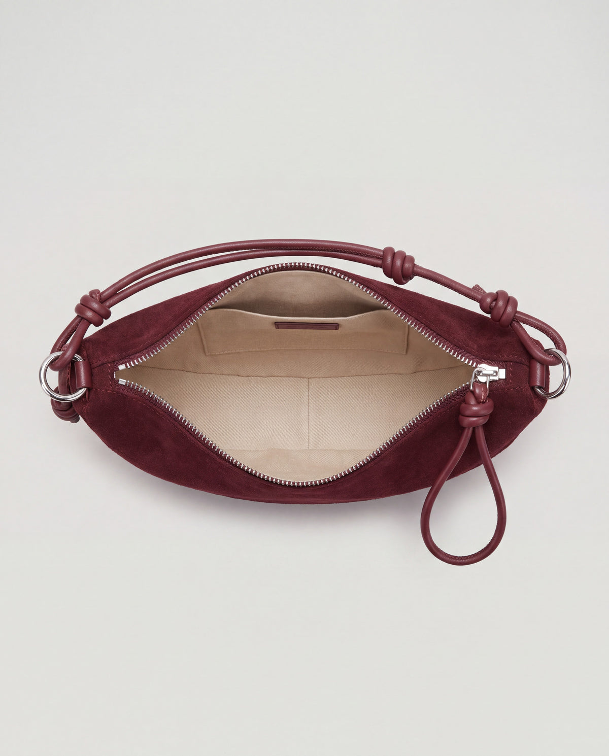 Bruma bag in Burgundy – interior view