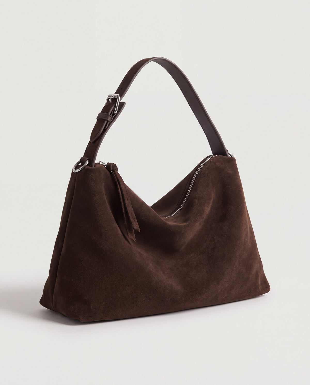 Calma bag in Espresso – three-quarter view