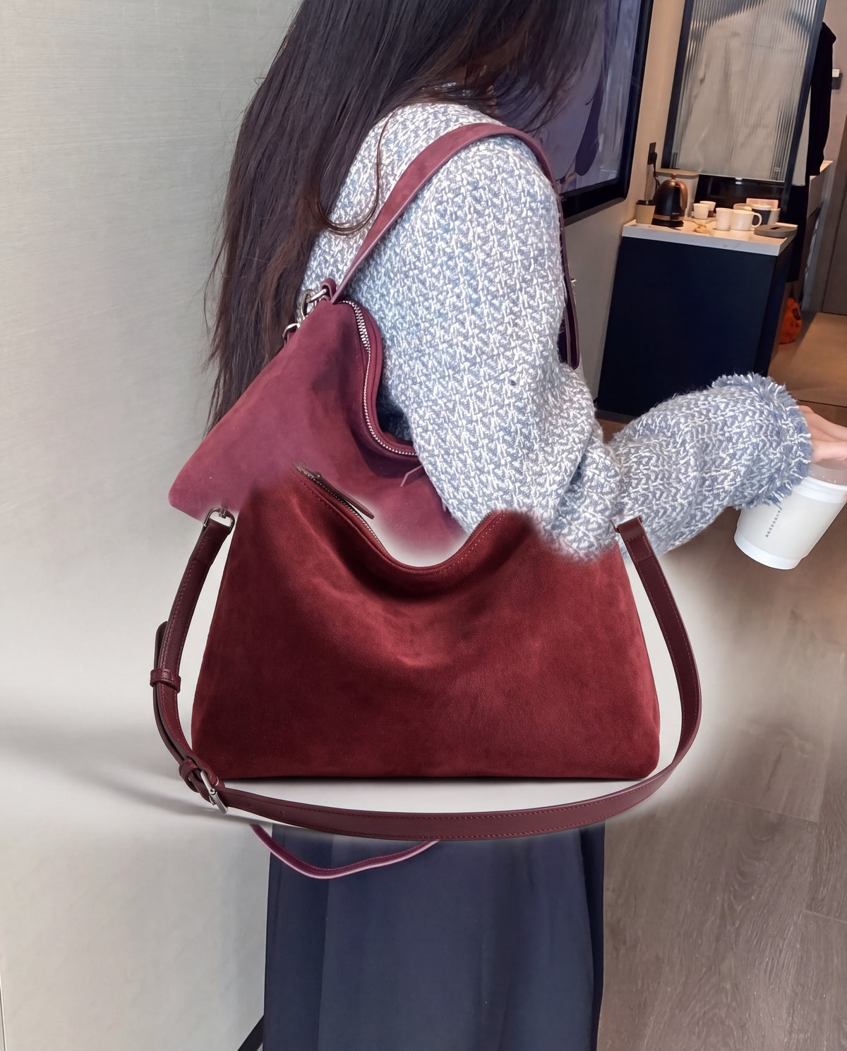 Calma bag in Red – front view