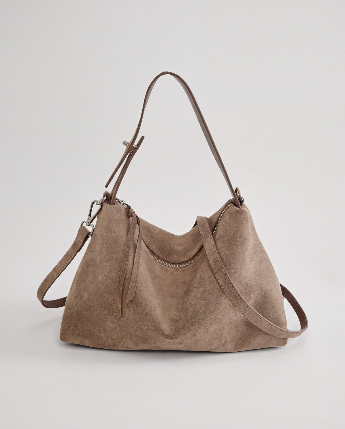 Calma bag in Taupe – front view