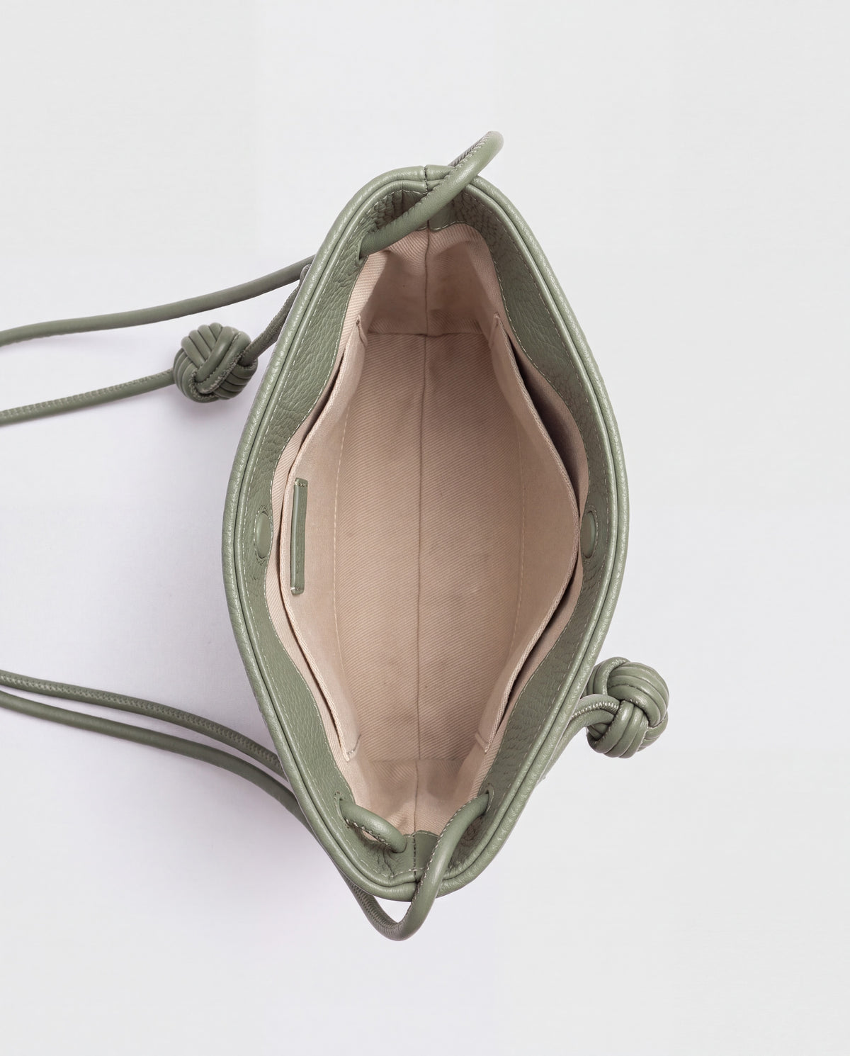 Cara bag in Sage – interior view