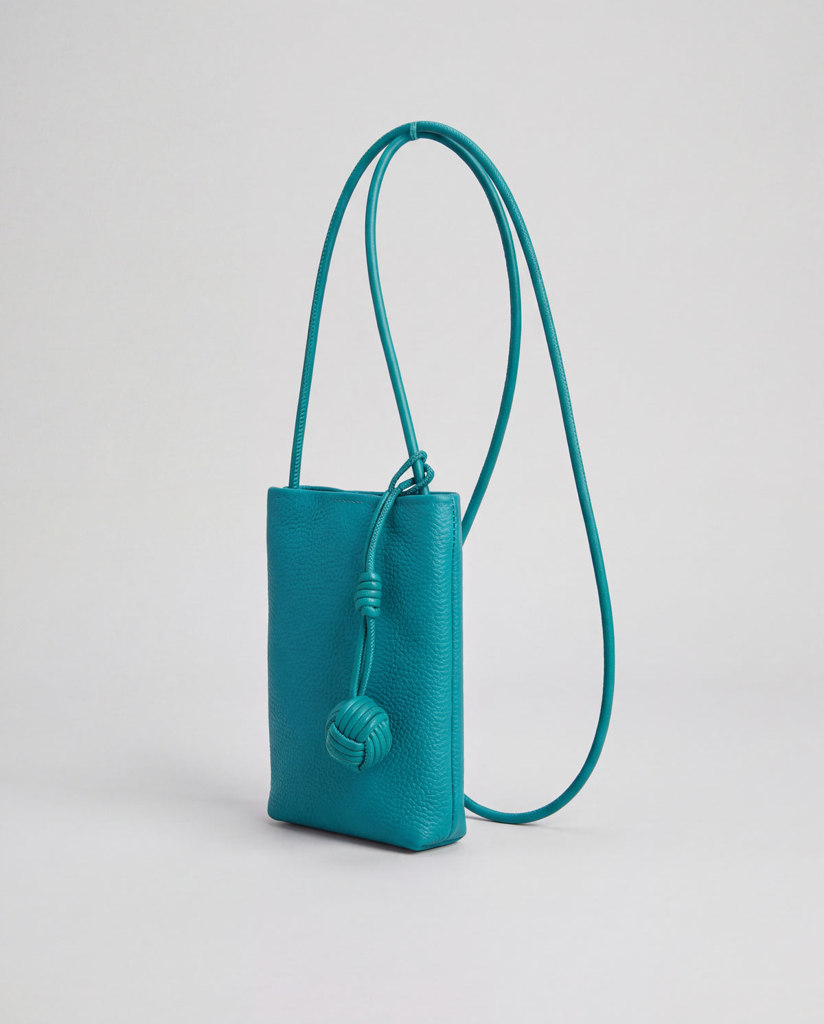 Cara bag in Teal – three-quarter view