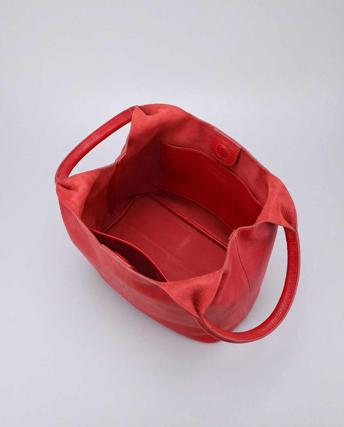 Commute bag in Red – interior view
