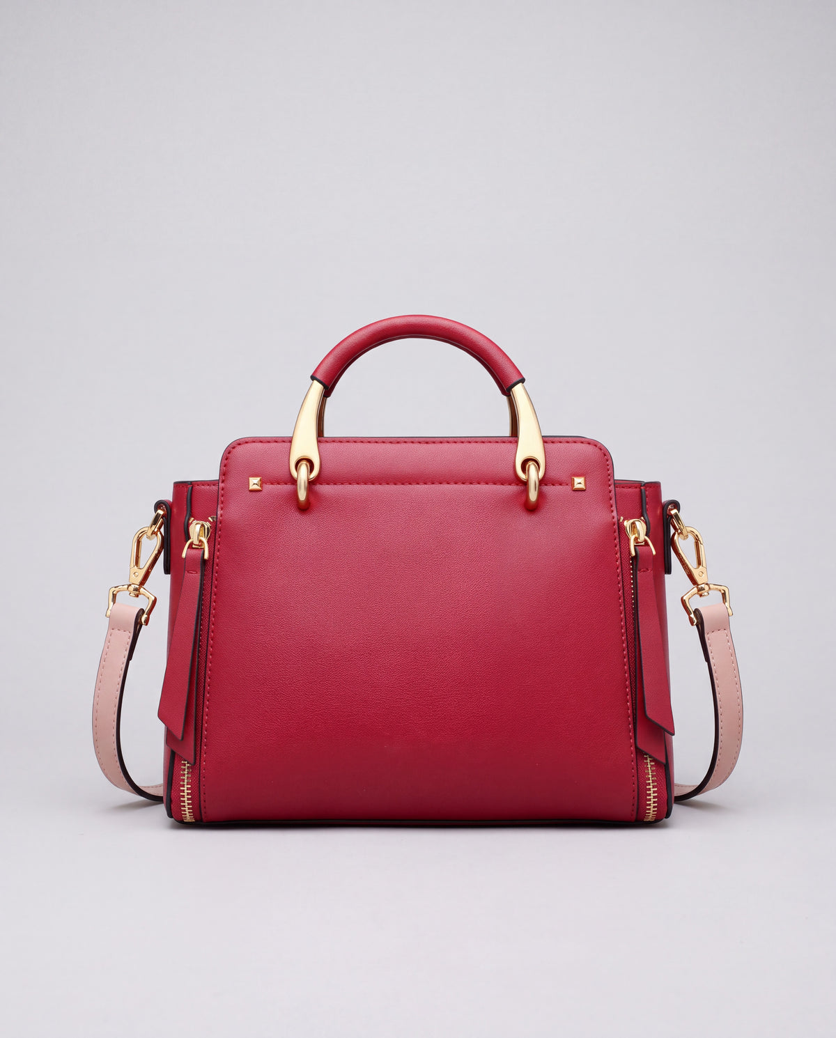 Contrast bag in Red – back view