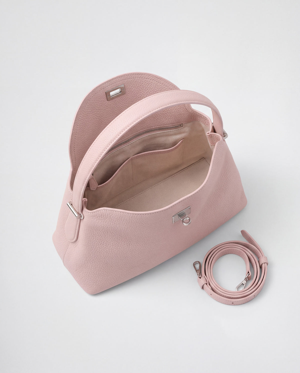 Corda bag in Blush – interior view