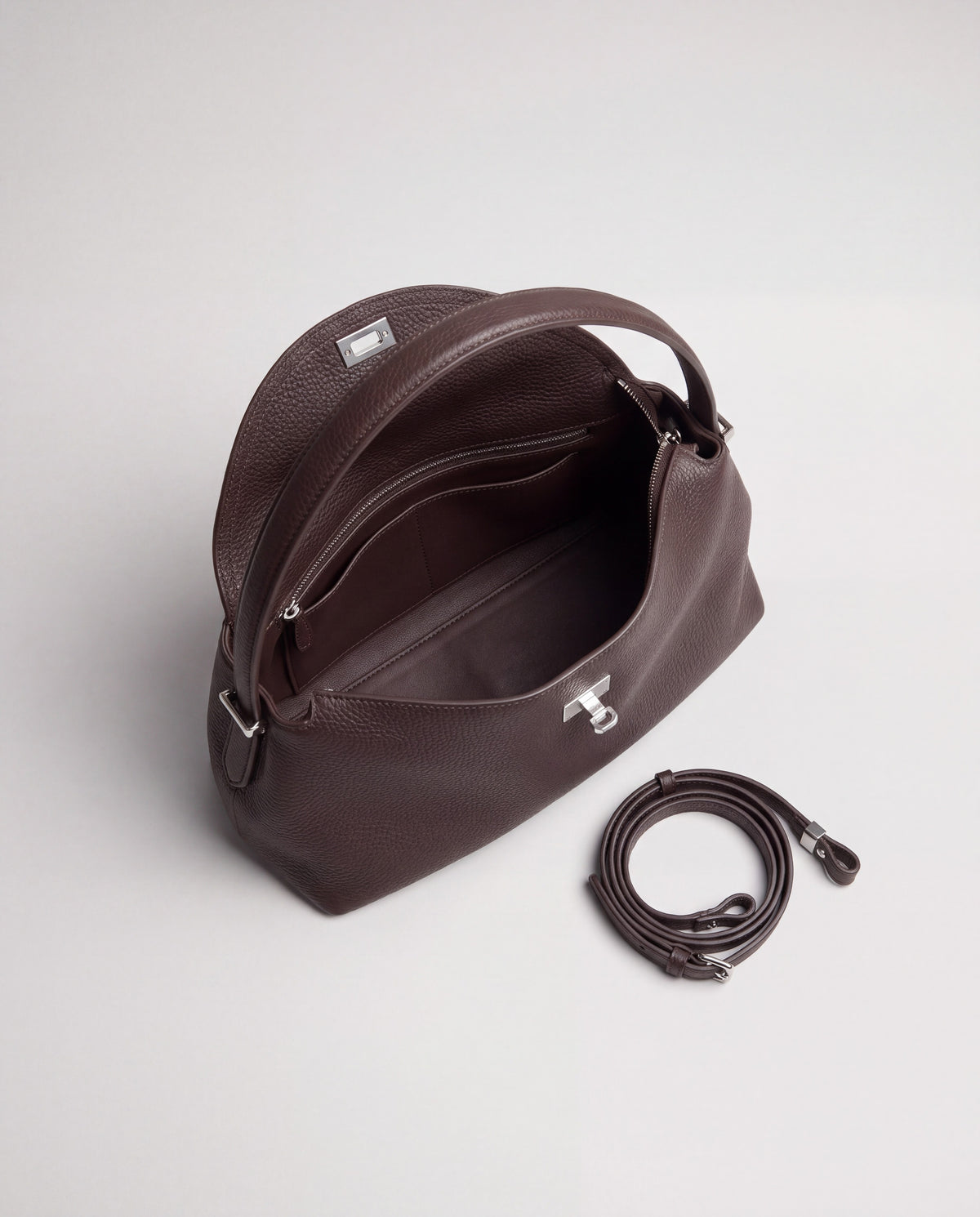 Corda bag in Espresso – interior view