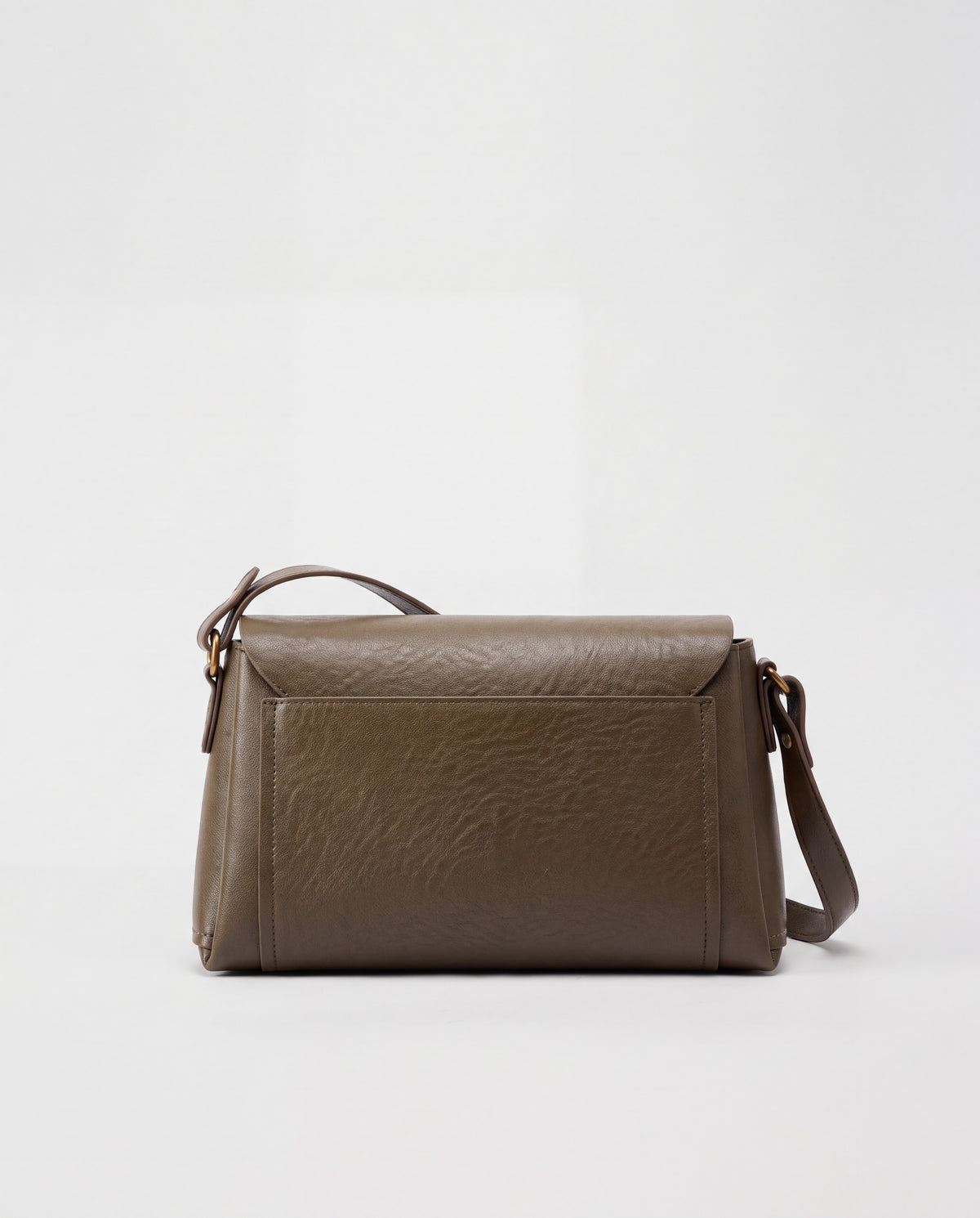 Creta bag in Olive – back view