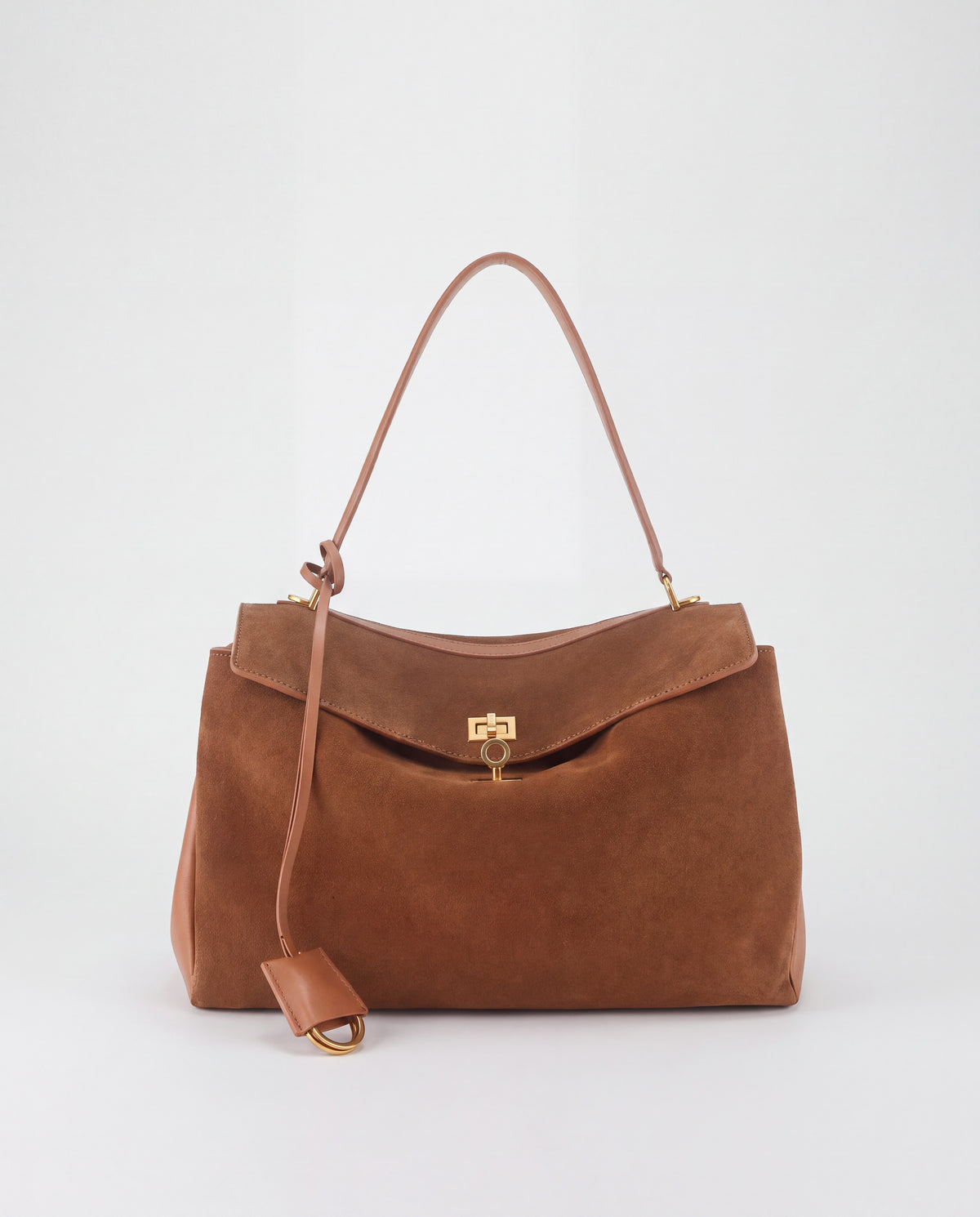 Dolce Small bag in Cognac – back view