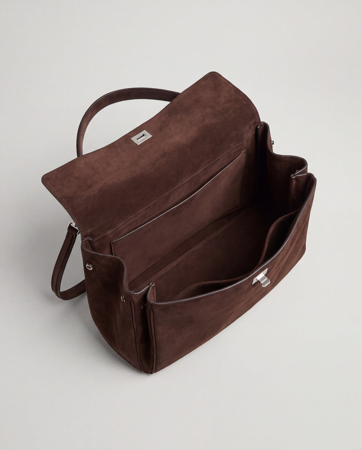 Dolce Small bag in Espresso – interior view