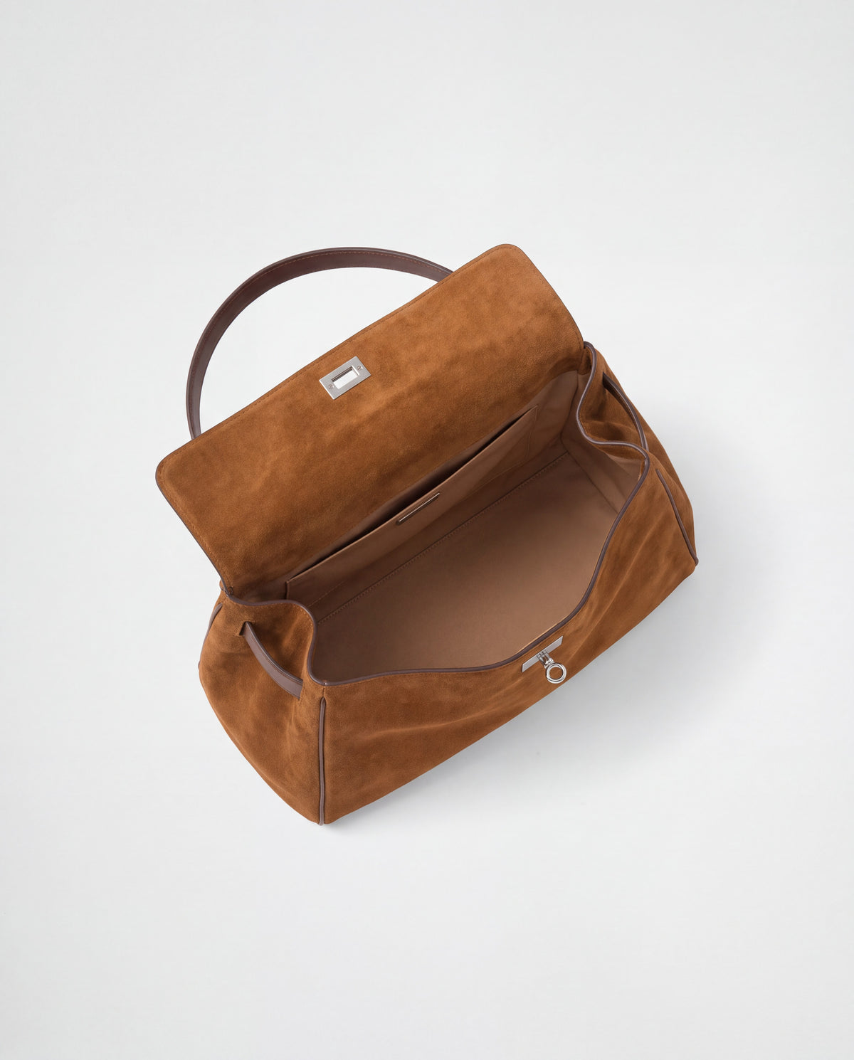 Dolce Large bag in Caramel – interior view