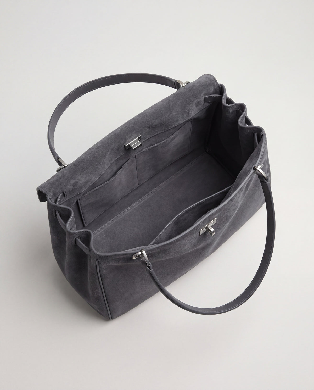 Dolce Large bag in Grey – interior view