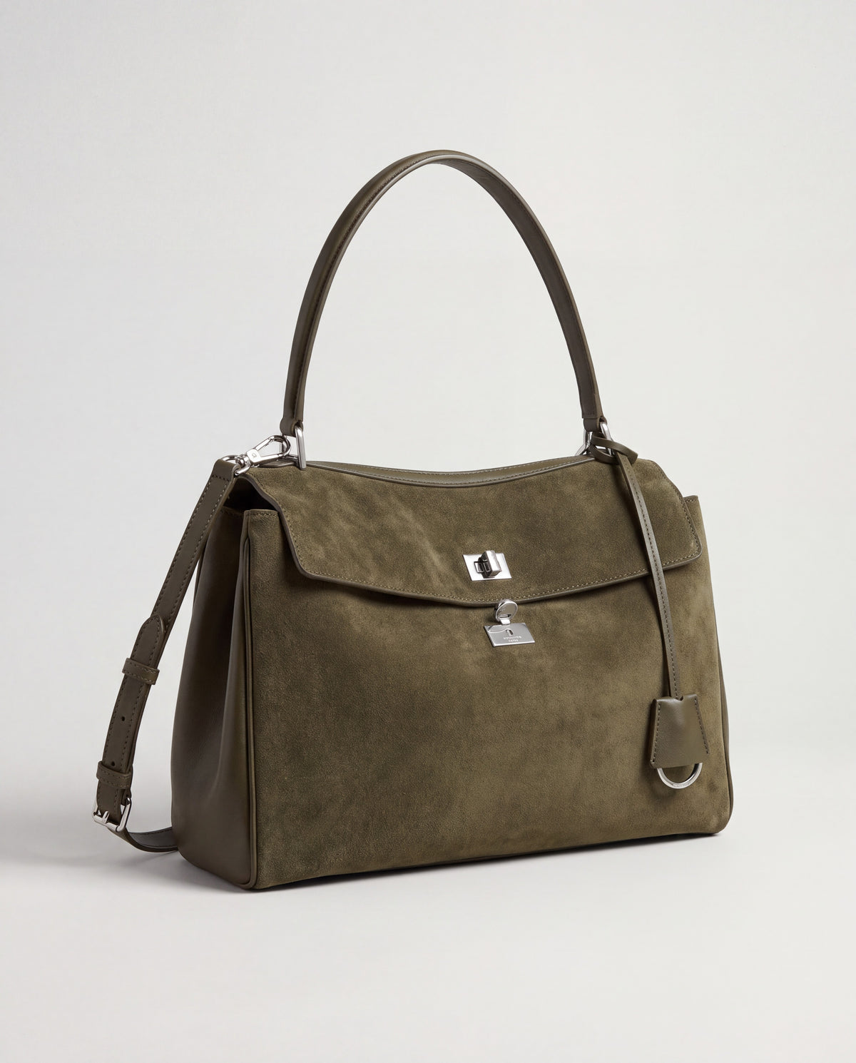 Dolce Small bag in Olive – three-quarter view