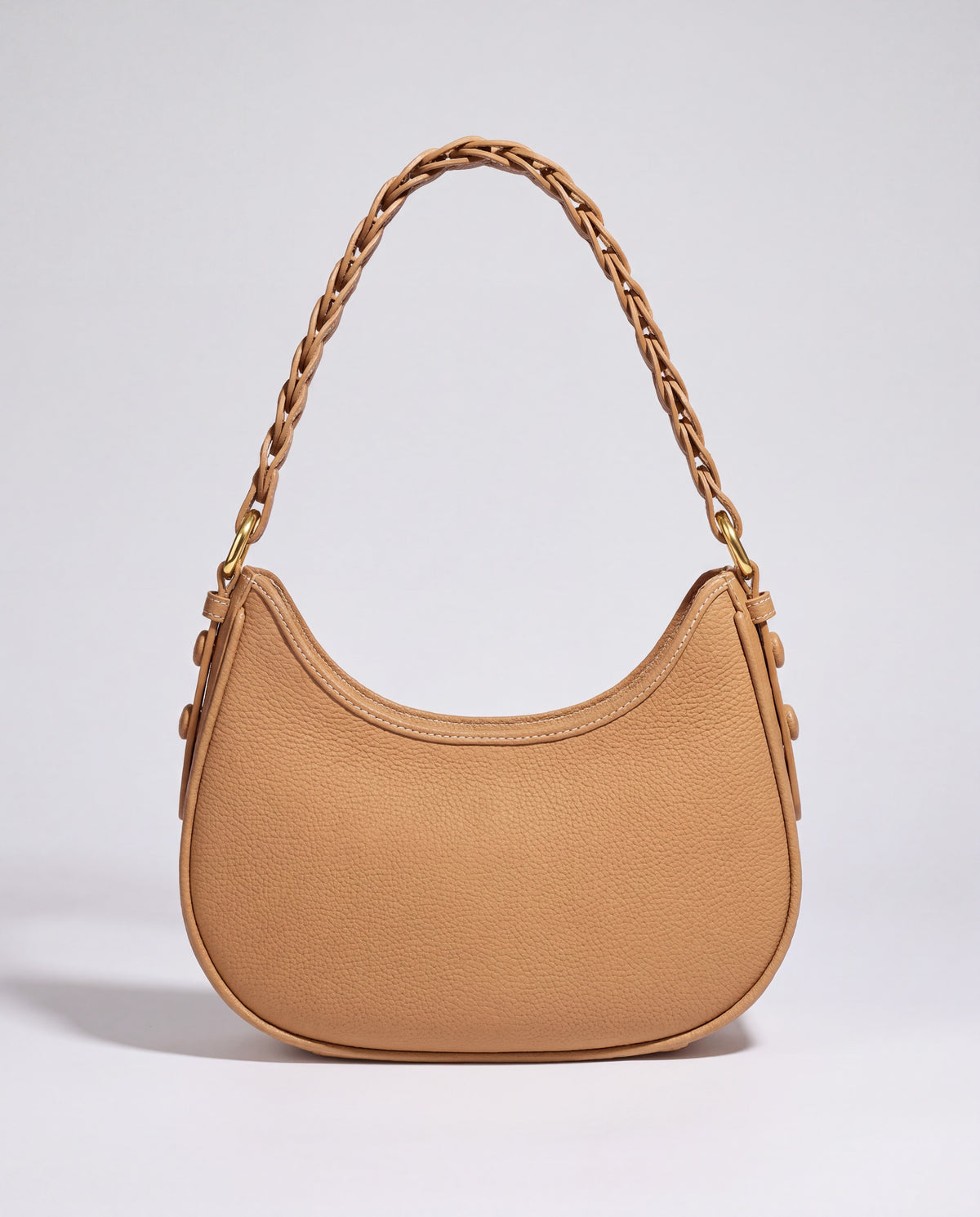 Everyday Shoulder Bag in Camel – back view