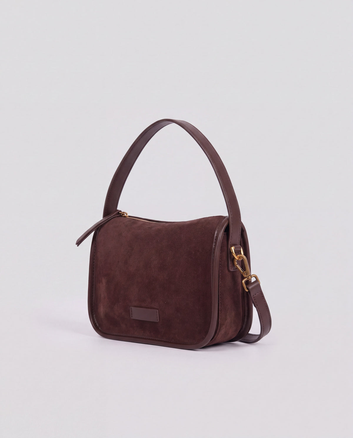 Grano bag in Chocolate – three-quarter view