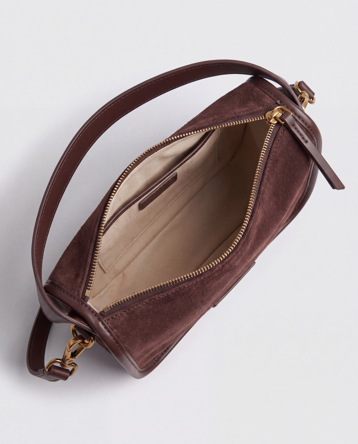 Grano bag in Chocolate – interior view