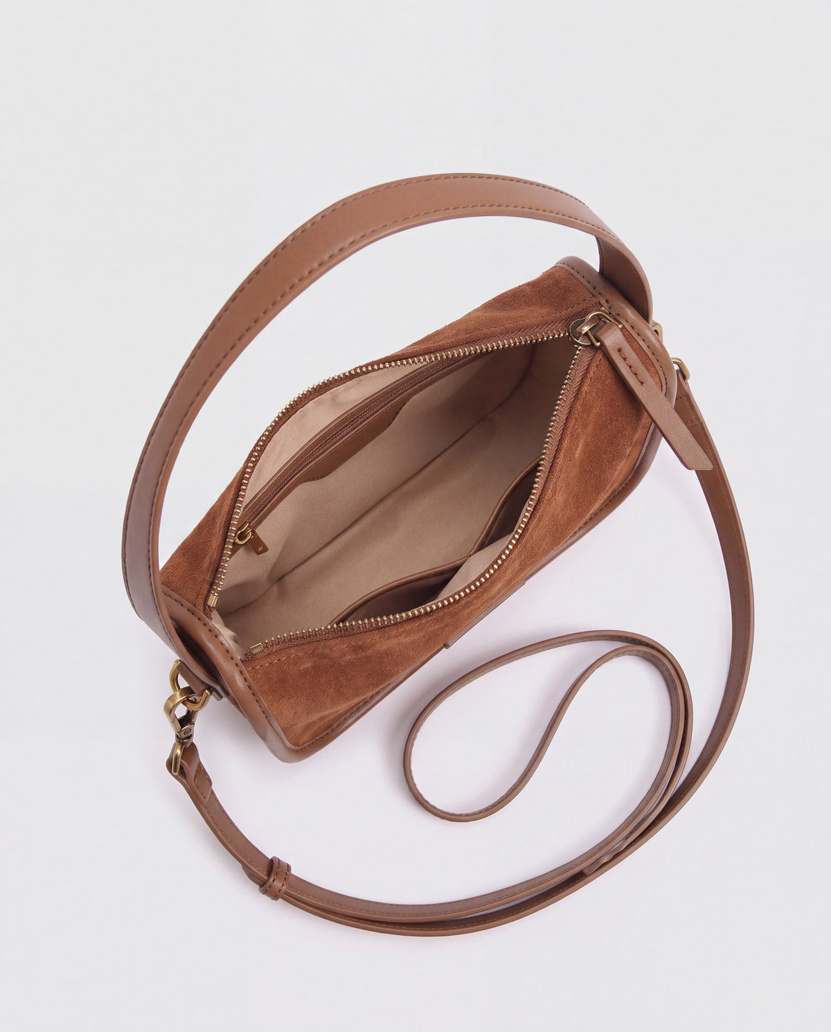 Grano bag in Cognac – interior view