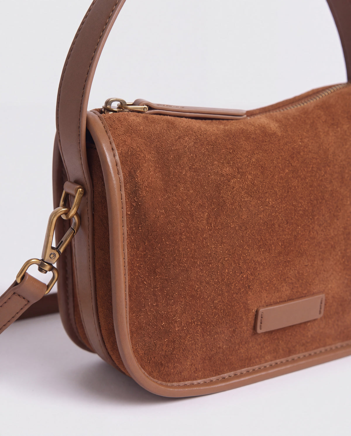 Grano bag in Cognac – leather detail