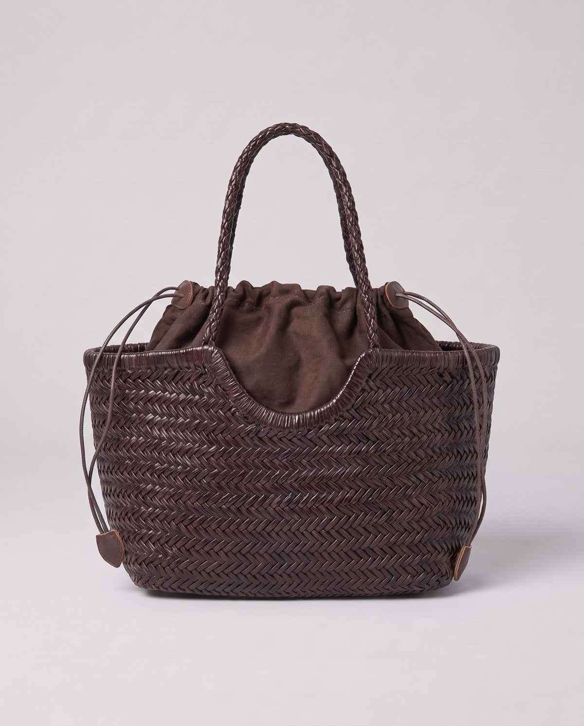 Valentina Gubbio bag in Chocolate, front view